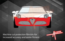 Alfa Romeo 4C (960) 2011-2021, Front Bumper CLEAR Paint Protection