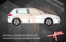 Alfa Romeo 147 2000-2007, Rear QTR Arches & Lower Doors CLEAR Paint Protection