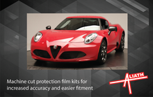 Alfa Romeo 4C (960) 2011-2021, Rear Bumper Upper BLACK TEXTURED Scratch Protection