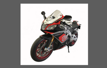 Aprilia Motorcycle RSV4 RF 2015-2017, Front Nose CLEAR Paint Protection Kit