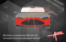 Aston Martin V8 Vantage F1 2022-Present, Front Bumper CLEAR Paint Protection