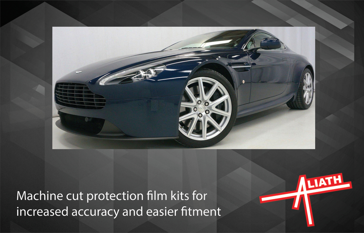 Aston Martin Vantage 2005-2018, Rear Skirt & QTR Arch CLEAR Paint Protection