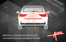 Audi A1 (Type GB) 2018-Present, Rear Bumper Upper BLACK Paint Protection