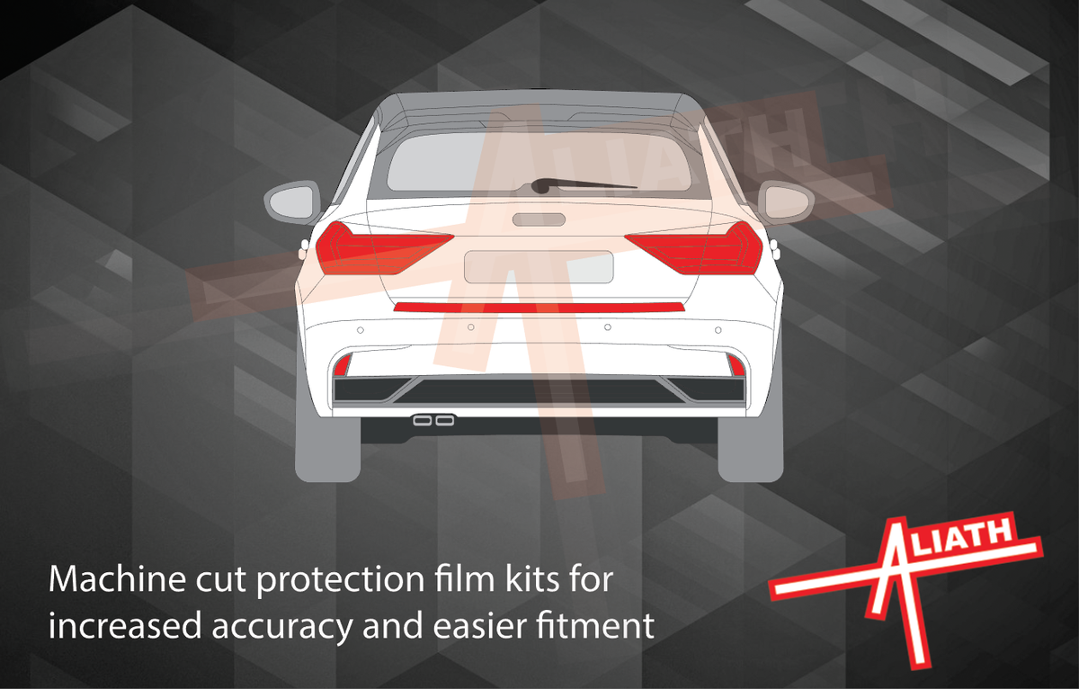 Audi A1 (Type GB) 2018-Present, Rear Bumper Upper CLEAR Paint Protection