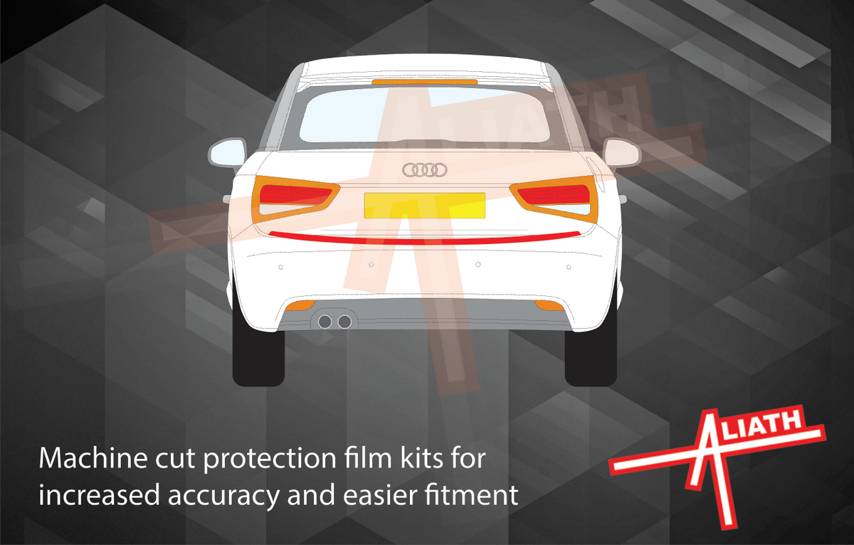 Audi A1 & S1 (Type 8X) 2014-2018, Rear Bumper Upper CLEAR Paint Protection