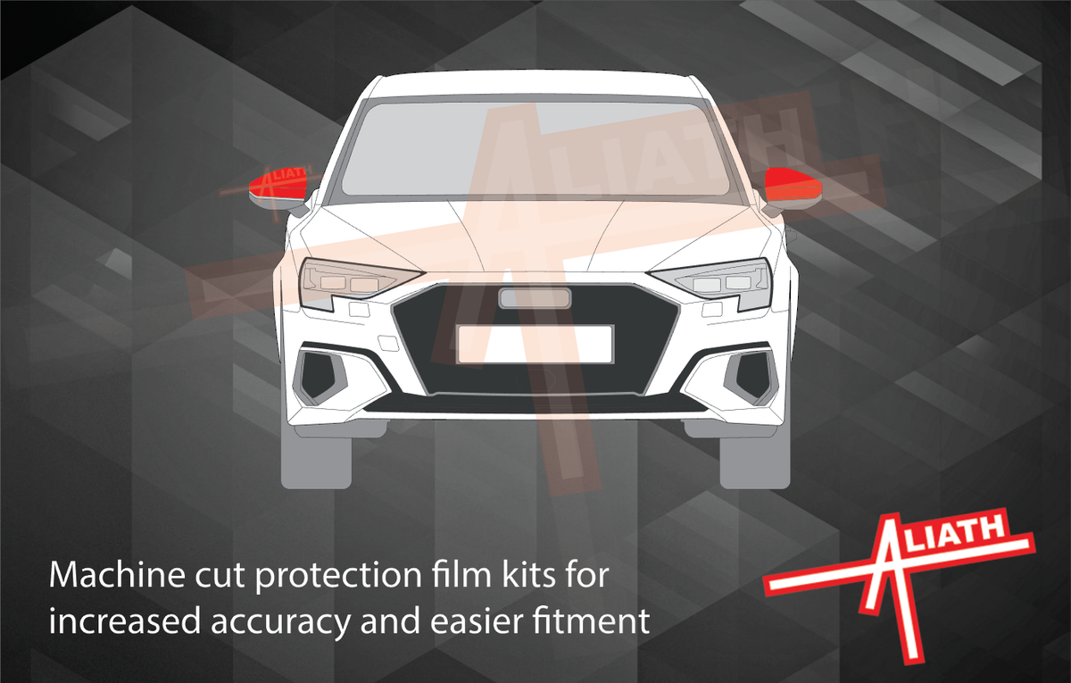 Audi A3 / S3 / RS3 (Type 8Y) 2020-Present, Door Mirror Caps CLEAR paint Protection