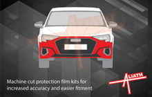 Audi A3 S-Line (Type 8Y) 2020-Present, Front Bumper CLEAR paint Protection