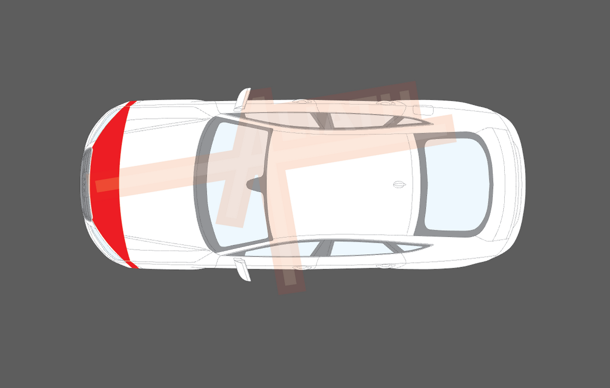 Audi A7 / RS7 / S7 (Type 4G8) 2010-2015, Bonnet & Wings CLEAR Paint Protection