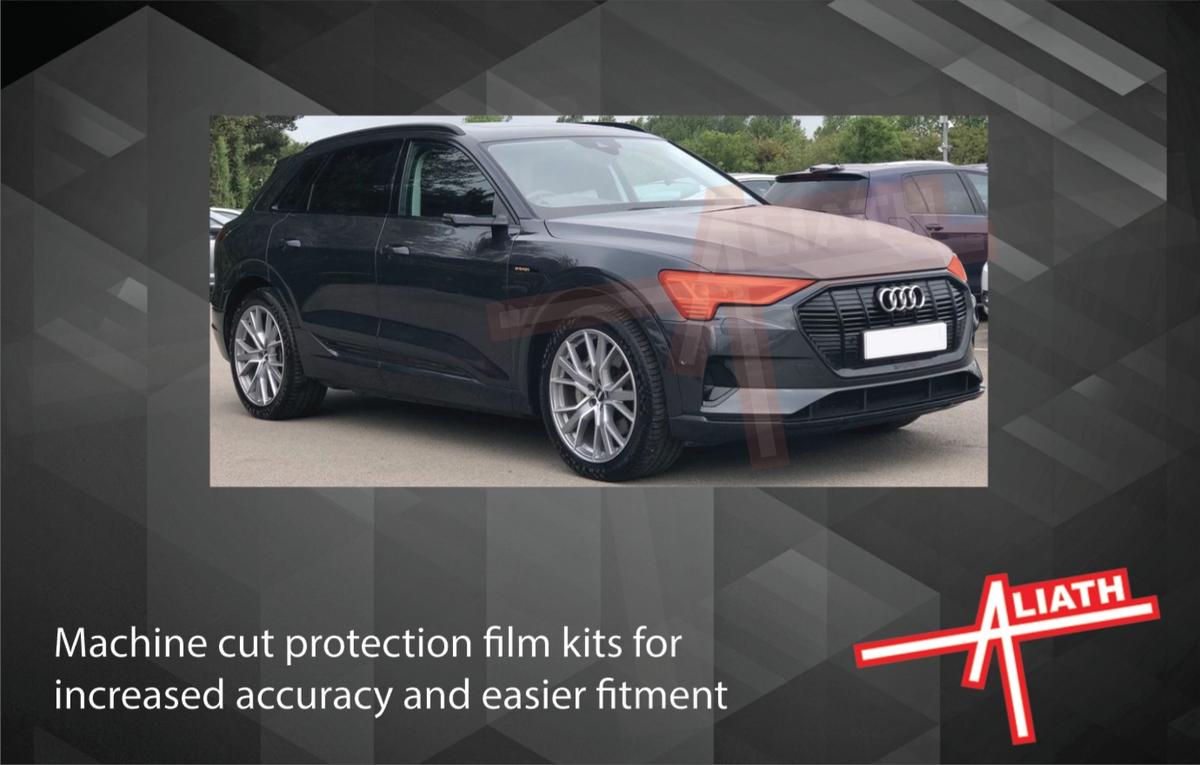Audi E-Tron 2018-Present, Headlights CLEAR Stone Protection