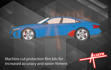 Audi E-Tron GT 2020-Present, Rear Door Arch CLEAR Paint Protection