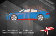 Audi E-Tron GT 2020-Present, Side Sill Skirt Trims CLEAR Paint Protection