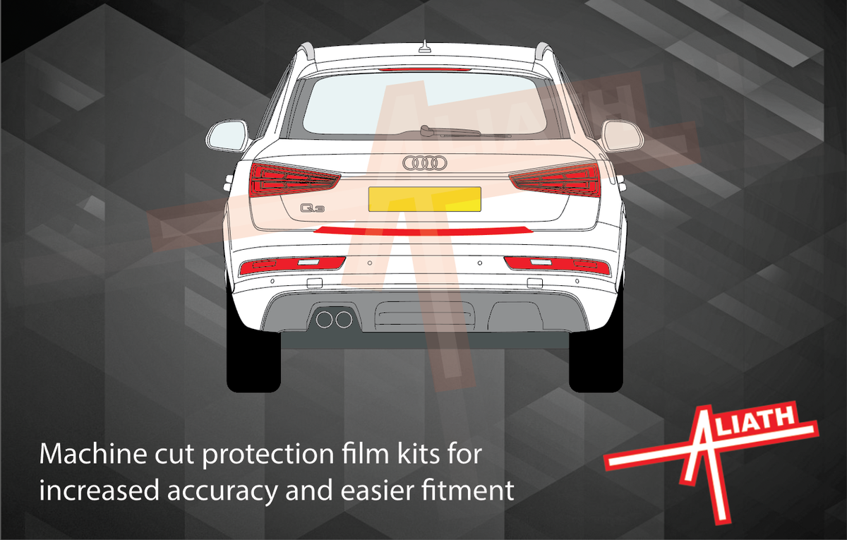 Audi Q3 & RSQ3 (Type 8U) 2015-2018, Rear Bumper Upper CLEAR Paint Protection