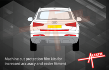 Audi Q3 & RSQ3 (Type 8U) 2011-2015, Rear Bumper Upper BLACK Paint Protection