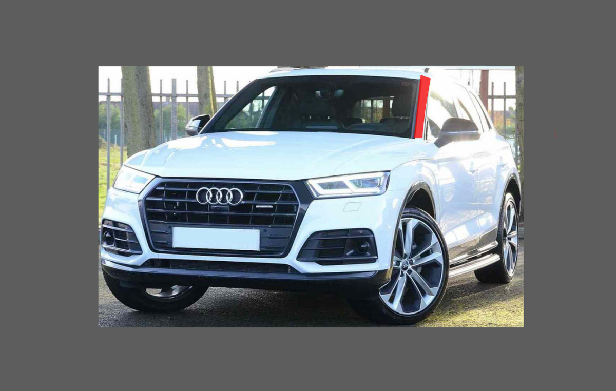 Audi Q5 / SQ5 (Type FY) 2019-Present, Front A-Pillars CLEAR Paint Protection