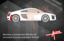 Audi R8 (Type 4S MK2) 2015-2019, Rear Bumper Arches CLEAR Paint Protection