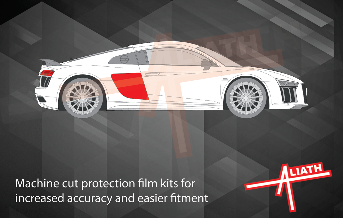 Audi R8 (Type 4S MK2) 2015-Present, Side Air Intake Pods CLEAR Paint Protection