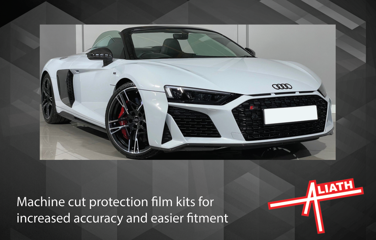 Audi R8 (Type 4S MK2) 2019-Present, Front Bumper CLEAR Paint Protection