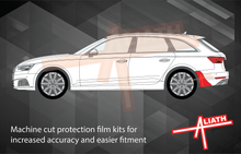 Audi RS4 (Type B9 8W) 2016-, Rear Bumper Sides CLEAR Paint Protection