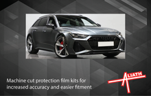 Audi RS6 (Type 4K) 2019-Present, Rear Bumper Upper BLACK Paint Protection