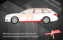 Audi RS6 (Type 4K) 2019-Present, Side Sill Skirt Trims CLEAR Paint Protection