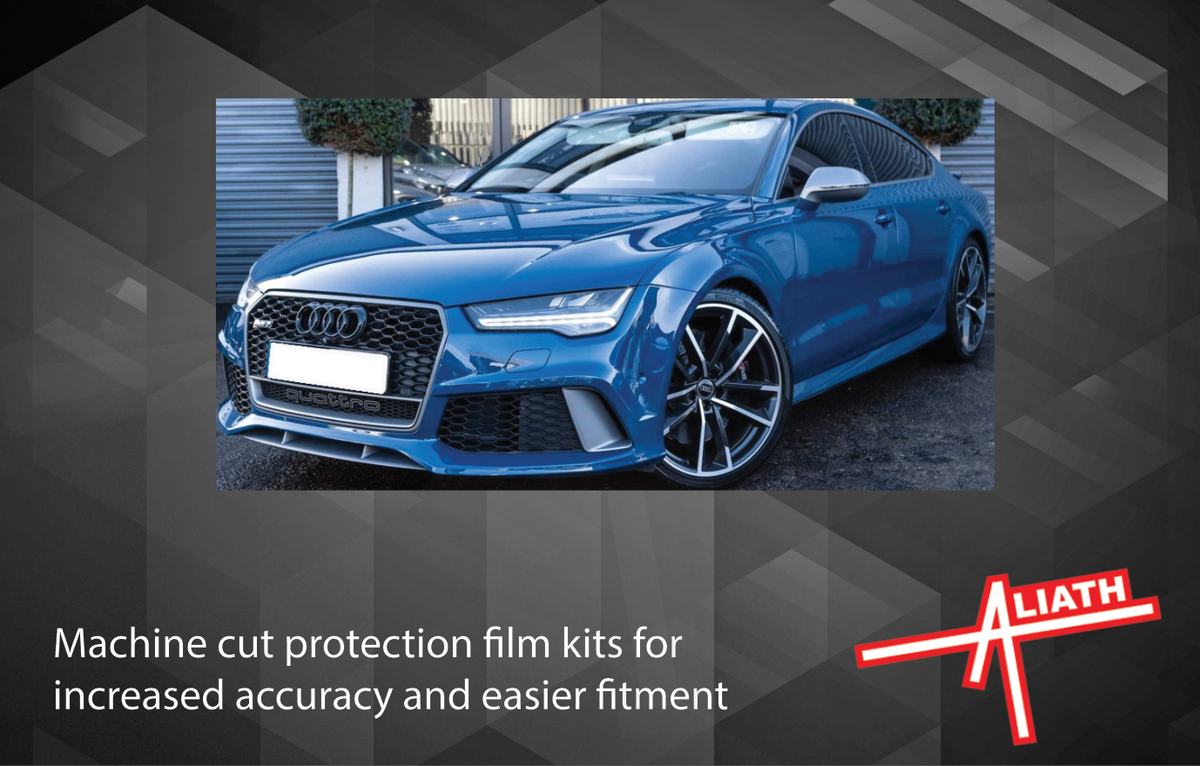 Audi RS7 (Type 4G8) 2015-2020, Side Sill Skirt Trims CLEAR Paint Protection