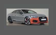 Audi RS5 2016-Present (Type 8W6), Front Bumper CLEAR Paint Protection