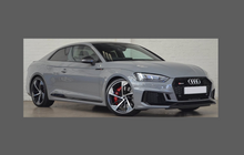 Audi RS5 2016-Present (Type 8W6), Front Bumper CLEAR Paint Protection