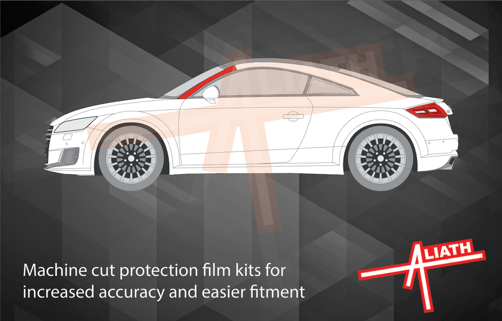 Audi TT (Type 8S) 2014-Present, A-Pillars CLEAR Paint Protection – Aliath