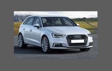 Audi A3 / S3 / RS3 (Type 8V Facelift) 2016-2020, Door Cups CLEAR Paint Protection