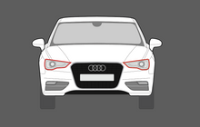 Audi A3 / S3 / RS3 (Type 8V) 2013-2016 Headlights CLEAR Shield
