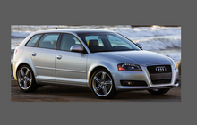Audi A3 / S3 (Type 8P Facelift) 2008-2012 Headlights CLEAR Stone Protection