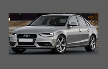 Audi A4 / S4 (Type 8K) 2012-2015, Bonnet & Wings Front CLEAR Paint Protection
