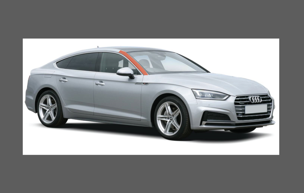 Audi A5 / S5 / RS5 2016-, A-Pillars CLEAR Paint Protection