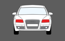 Audi A6 / S6 / RS6 (Type C6 / 4F) 2004-2011, Headlights CLEAR Stone Protection