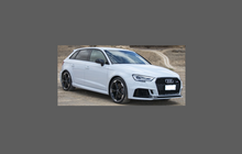 Audi RS3 (Type 8V Facelift) 2016-2020, Front Bumper CLEAR Paint Protection