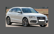 Audi Q5 / SQ5 (Type 80A) 2012-2019, Headlights CLEAR Stone Protection