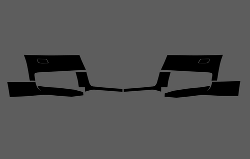 Audi TT S-Line MK2 (Type 8J) 2006-2014 Front Bumper CLEAR Shield