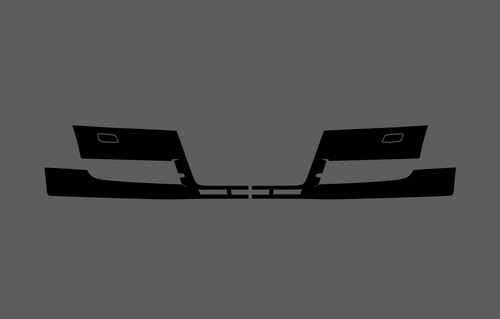 Audi TT Standard MK2 (Type 8J) 2006-2014 Front Bumper CLEAR Paint Protection