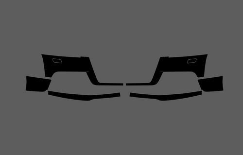 Audi TT TTS MK2 (Type 8J) 2006-2014 Front Bumper CLEAR Paint Protection