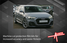 Audi A1 (Type GB) 2018-Present, Rear Bumper Upper BLACK Paint Protection