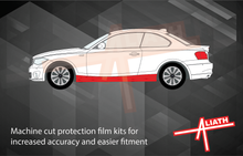 BMW 1-Series 1 M & 135i (E82) 2008-2013, Side Skirt Trims CLEAR Paint Protection