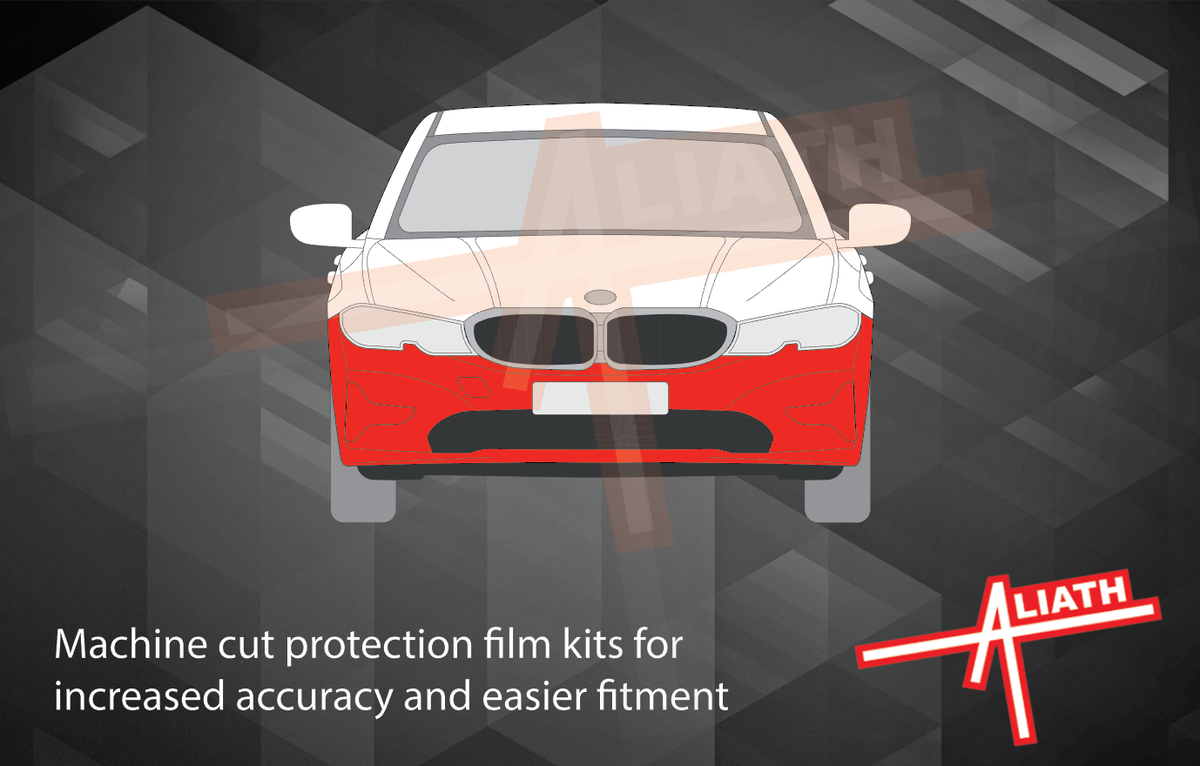BMW M340i (Type G20 & G21) 2022-Present, Front Bumper CLEAR Paint Protection