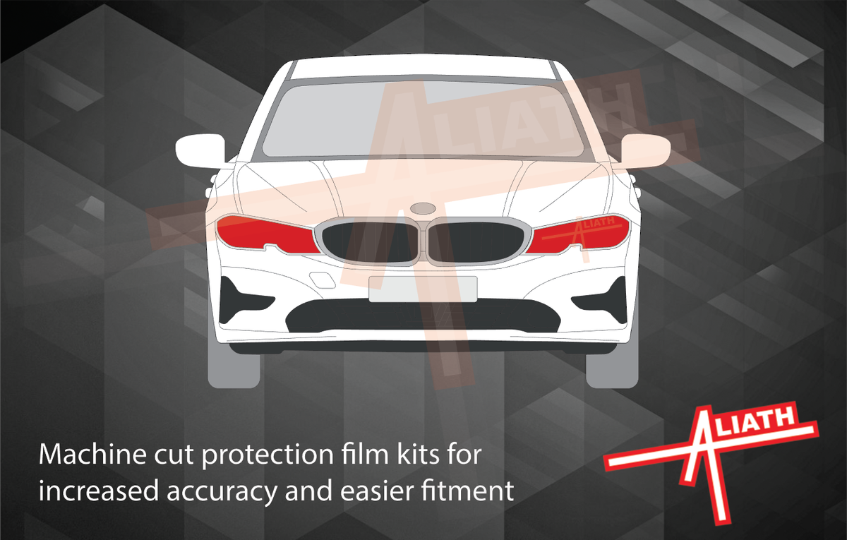 BMW M340i (Type G20 & G21) 2022-Present, Headlights CLEAR Stone Protection