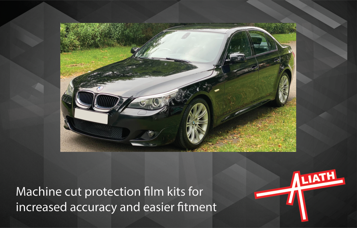 BMW 5-Series M-Sport (Type E60 & E61) 2003-2010, Front Bumper CLEAR Paint Protection
