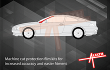 BMW 6-Series & M6 (Type E63 / E64) 2003-2011, A-Pillars CLEAR Paint Protection