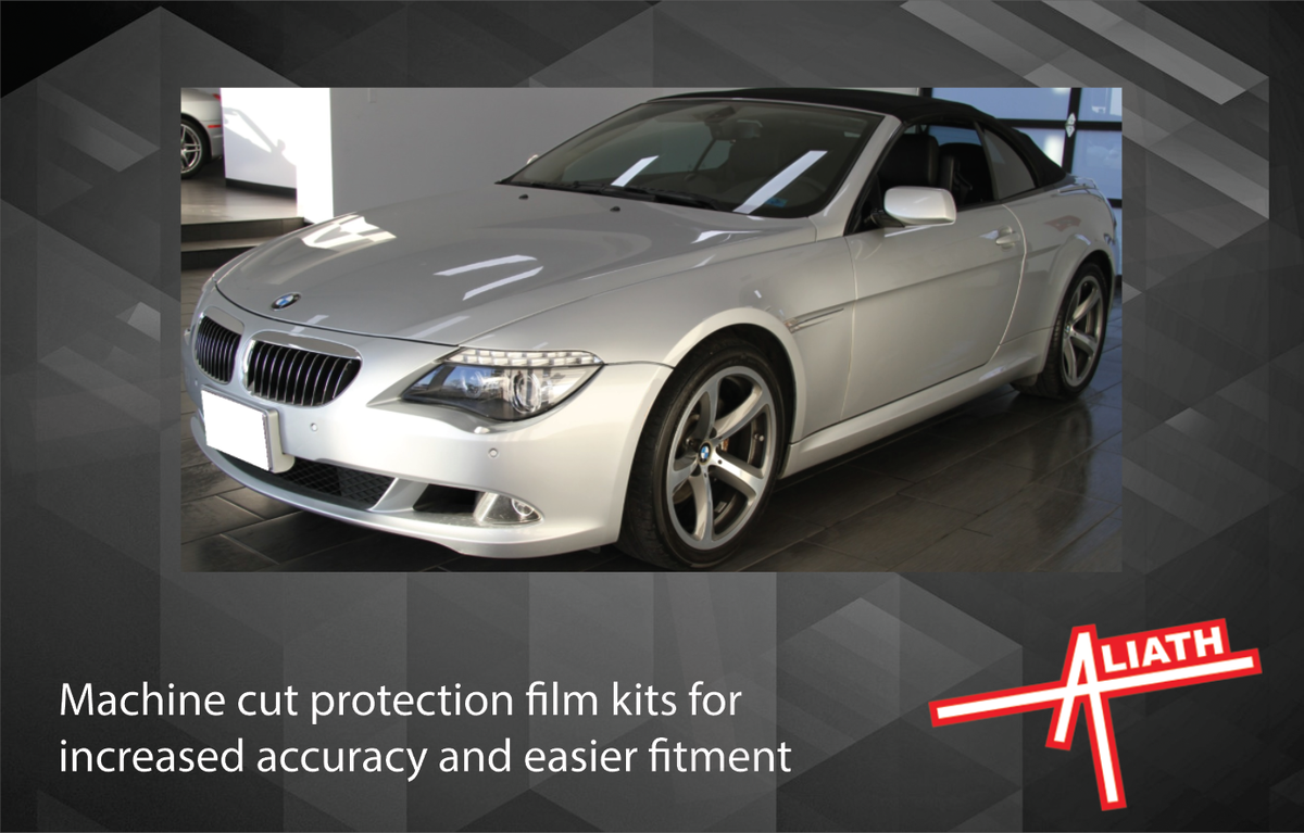 BMW 6-Series & M6 (Type E63 / E64) 2003-2011, Side Skirt Trims CLEAR Paint Protection