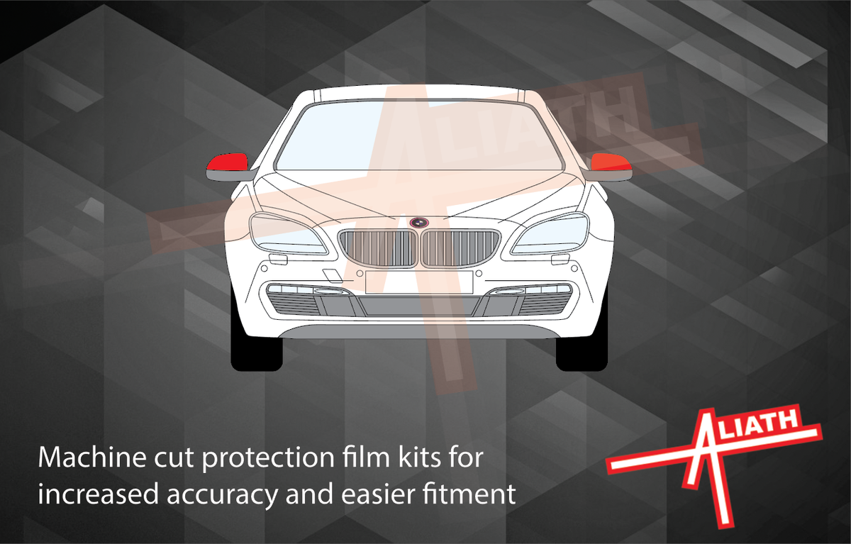 BMW 6-Series & M6 Gran Coupe (Type F06) 2014-2019, Door Mirrors CLEAR Paint Protection