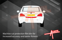 BMW 1-Series (E82) 2007-2013, Rear Bumper Upper BLACK TEXTURED Paint Protection