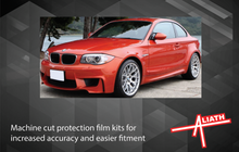 BMW 1-Series (E82) 2007-2013, Rear Bumper Upper BLACK TEXTURED Paint Protection