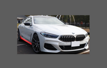 BMW 8-Series Gran Coupe (Type G16) 2019-Present, Side Sill Skirts CLEAR Paint Protection